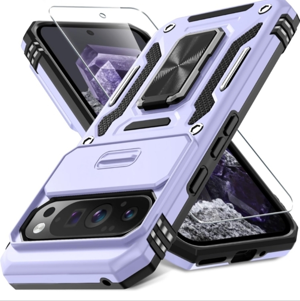 DEERLAMN Protective Cover Case for Google Pixel 9 Pro XL Light Purple (EUC)